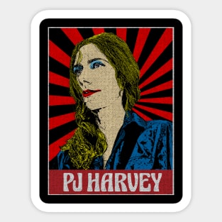 Vintage Pj Harvey Pop Art Sticker